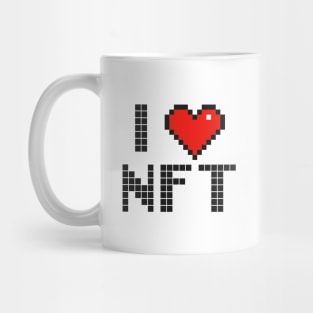I heart NFT, I love NFT Digital NFT Mug